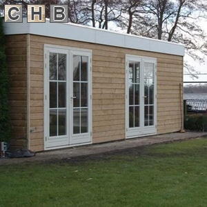 Houtbouw dubbelwandig 