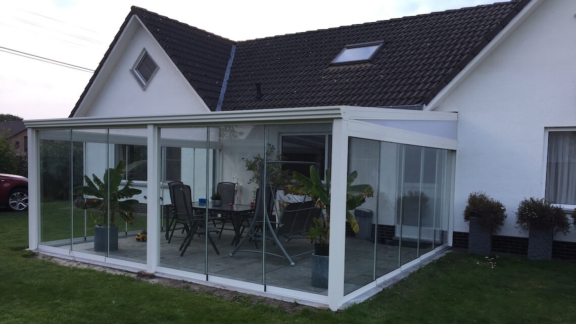 Glazen schuifwanden voor overkappingen !