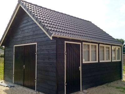 Hout bouw casco enkelwandig dubbelwandig hout of andere afwerkingen !