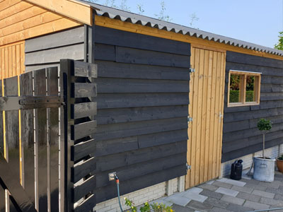 Hout bouw casco enkelwandig dubbelwandig hout of andere afwerkingen !