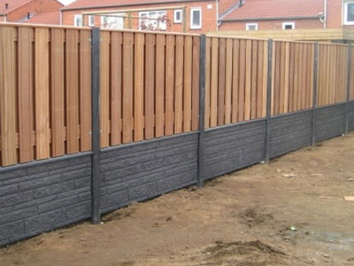 Beton/hout combinatie !