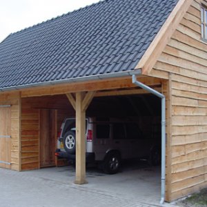 Berging, garage, tuinhuis, overkapping, dubbele carport - 