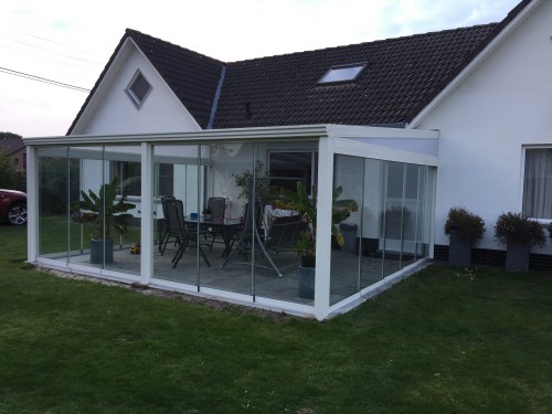 Glazen schuifwanden glazen schuifdeuren voor uw overkapping of tuinkamer in diverse breedtes en hoogtes 2021! - 
