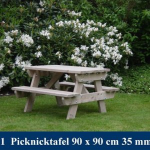 Houten Kinder Picknicktafel Tuinmeubelen FSC keurmerk 2023 - 