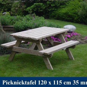 Houten kinder picknicktafel Tuinmeubelen FSC KOMO KEUR 2024 - 