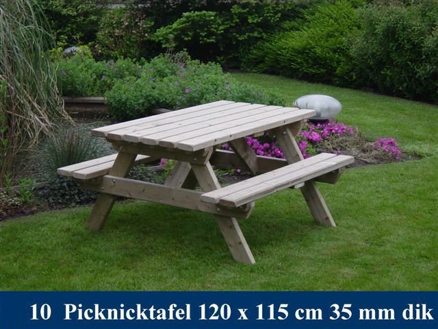 Scenario Binnenshuis Hoogte Houten kinder picknicktafel Tuinmeubelen FSC KOMO KEUR | SBNBouw.nl